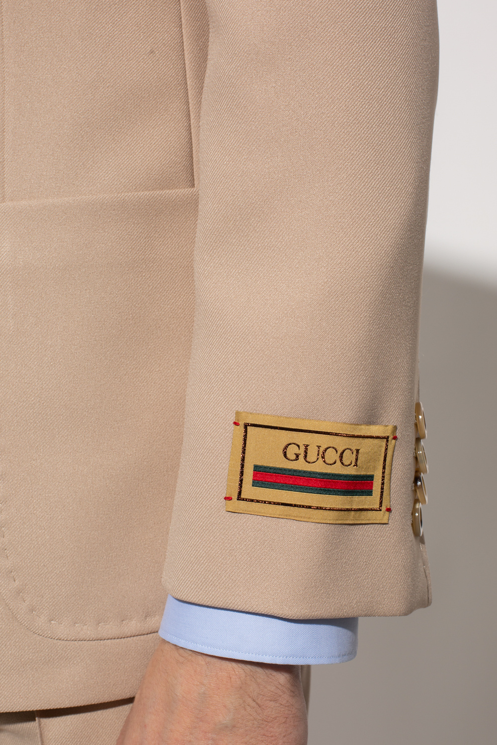 gucci boots Double-breasted blazer