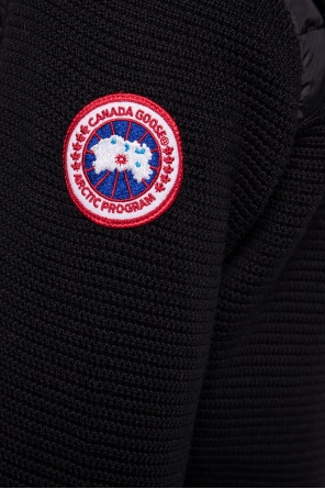 Canada Goose ‘Hybridge’ down front Black hoodie