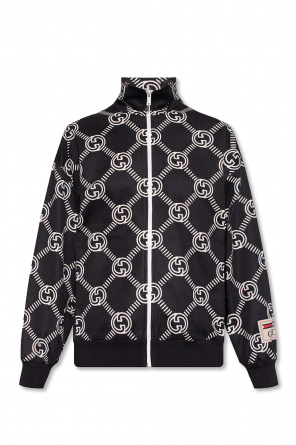Gucci Zweiteiliger Anzug mit Mikro-Muster Schwarz