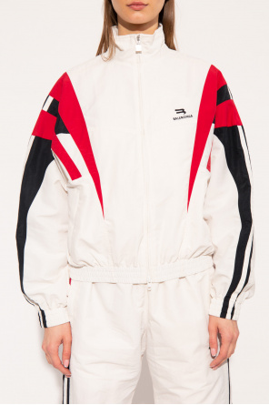 Balenciaga paisley print zip-front hoodie