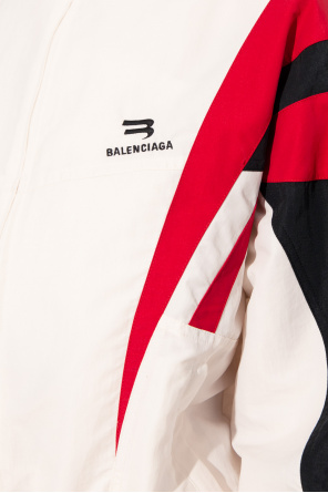 Balenciaga paisley print zip-front hoodie