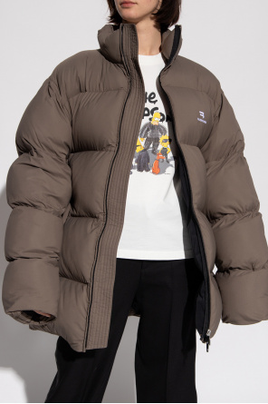 Balenciaga Quilted donegal jacket