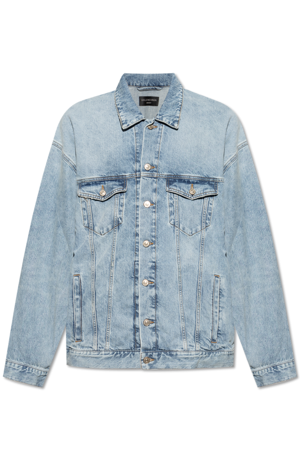 Balenciaga Denim jacket with vintage effect