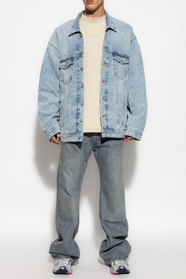 Balenciaga Denim jacket with vintage effect