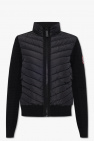 Canada Goose BLACK Cardigan with quilted frontal