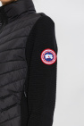 Canada Goose BLACK Cardigan with quilted frontal
