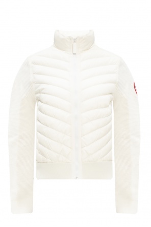 ‘Hybridge’ down front sweater