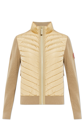 Kardigan z pikowanym przodem ‘Hybridge’