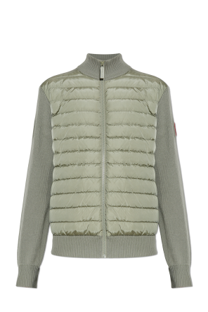 Kardigan z puchową wstawką od Canada Goose