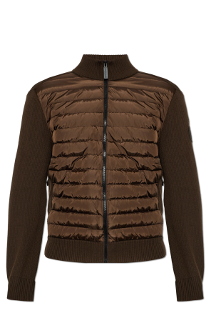 Kardigan z pikowanym przodem ‘hybridge’ od Canada Goose