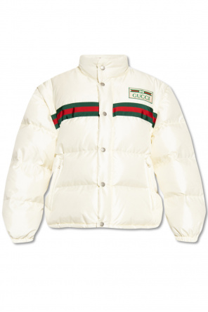 Down jacket with detachable sleeves od Gucci