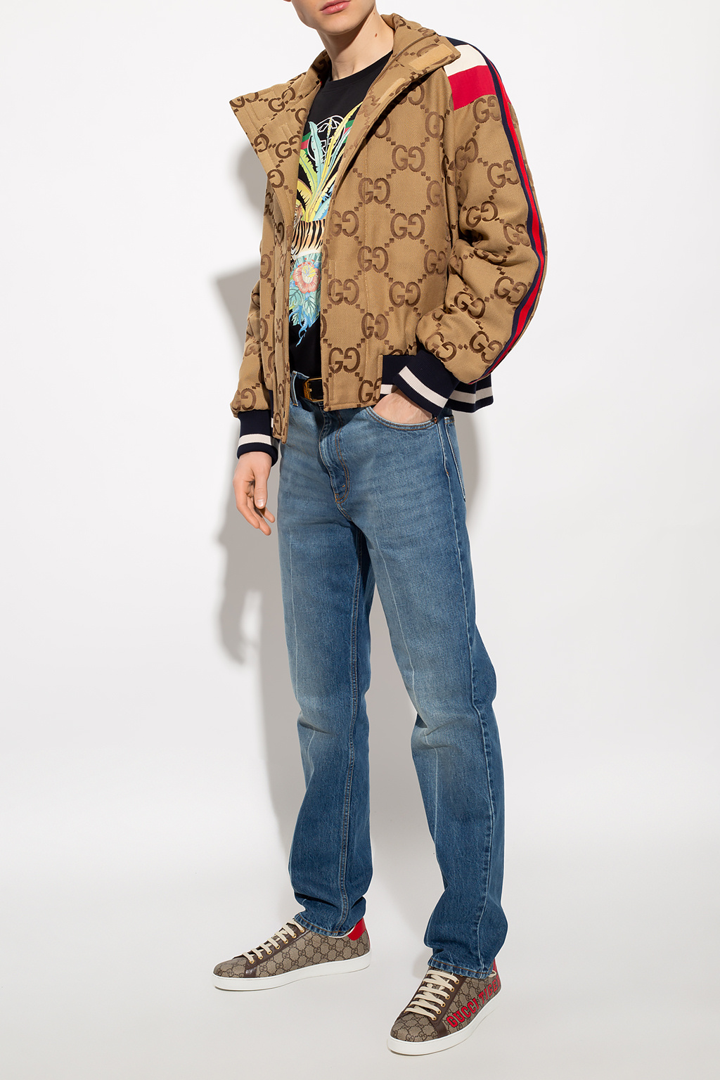 Gucci Lace Bomber Jacket