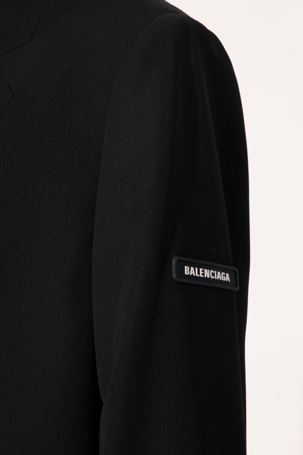 Balenciaga Logo-patched blazer