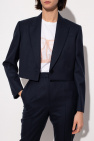 Alexander McQueen Cropped wool blazer