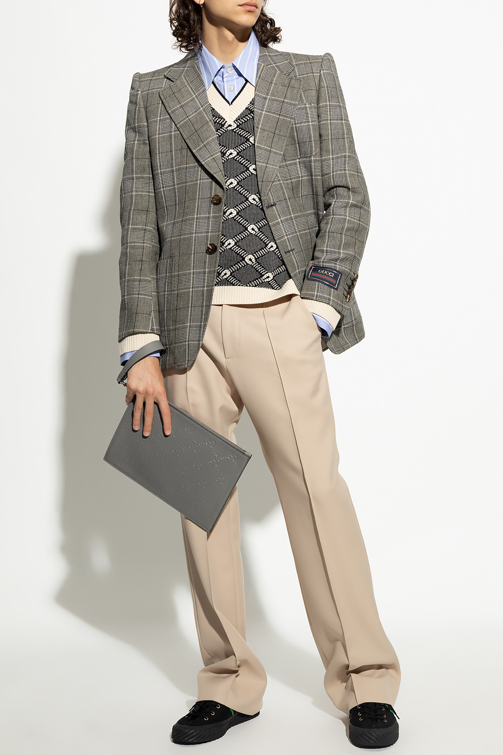 Gucci Checked blazer