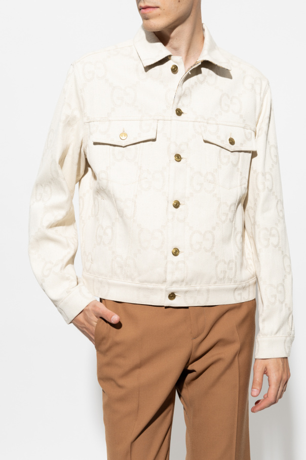 Gucci Denim jacket with monogram, Men's Clothing