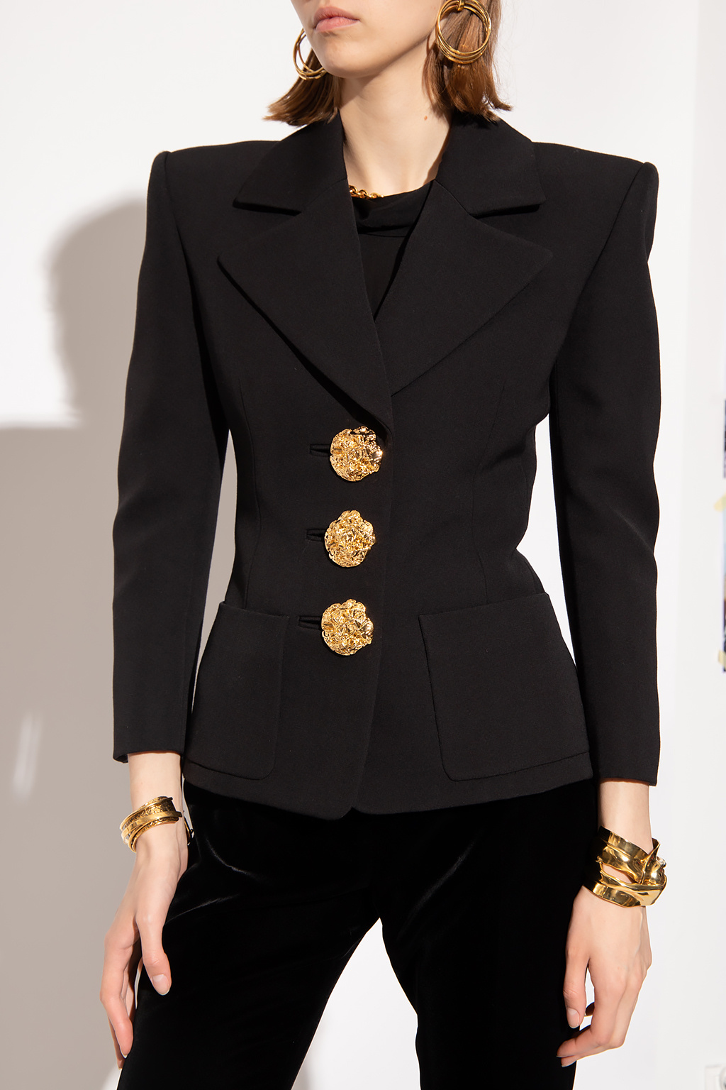 Saint Laurent Yves Saint Laurent Pre-Owned dotted blouse