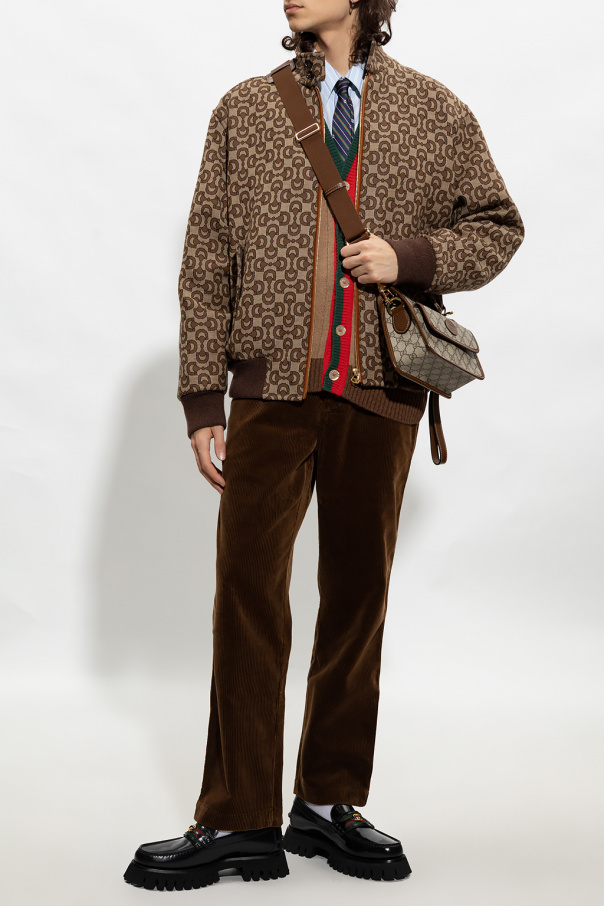 Gucci Wool jacket with standing collar