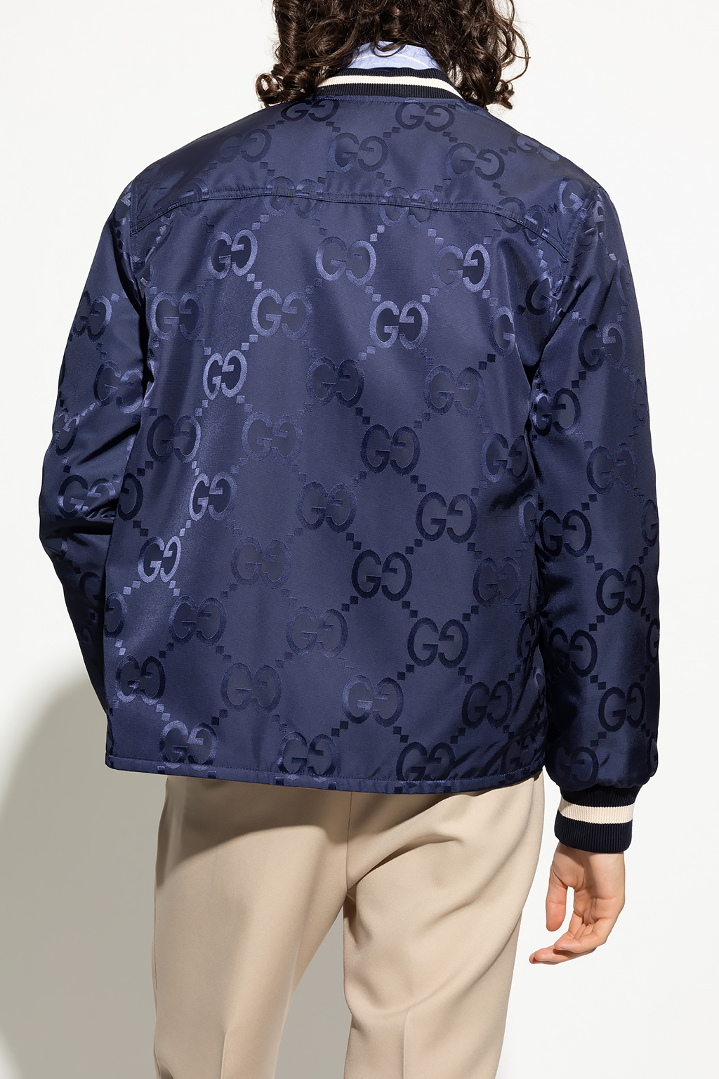 GG Reversible Jacket in Beige - Gucci