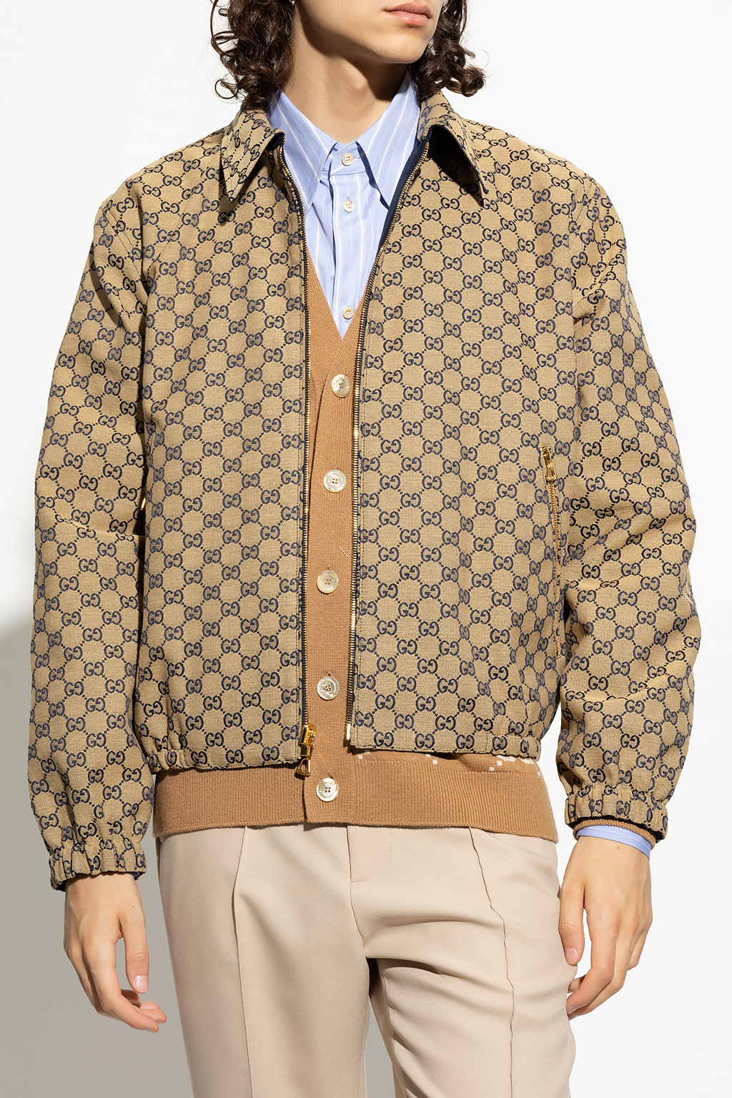 GG polyester reversible jacket