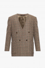 Gucci beige Checked blazer
