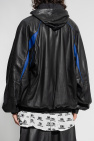 Balenciaga Hooded leather jacket