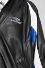 Balenciaga Hooded leather jacket