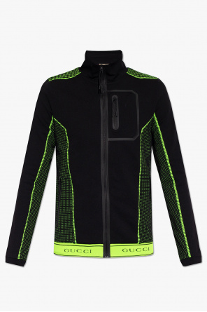 gucci web detailing denim jacket item