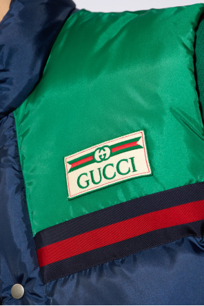 gucci marron Vest with logo