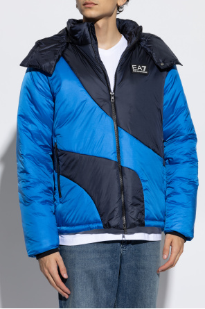 EA7 Emporio Armani Padded jacket with detachable hood