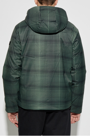 EA7 Emporio Armani Padded jacket with check pattern