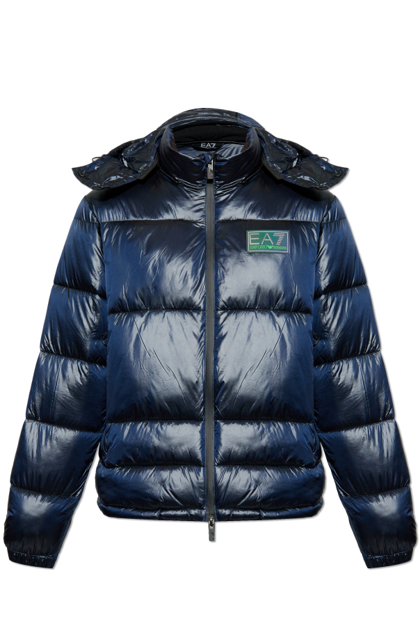 EA7 Emporio Armani Padded jacket with detachable hood