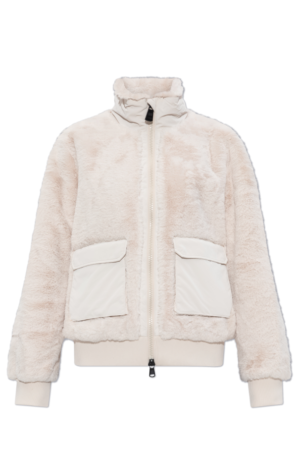 EA7 Emporio Armani Padded jacket with faux fur