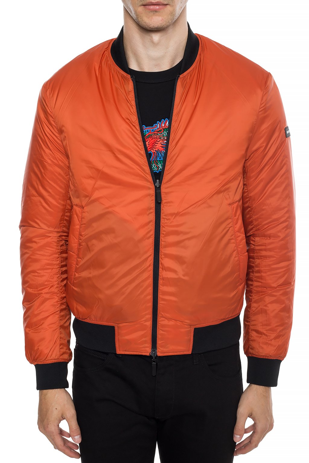 armani orange jacket