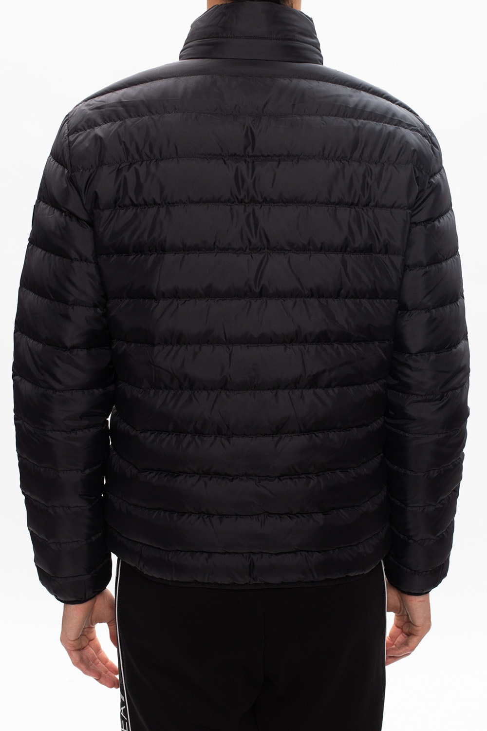 ea7 emporio armani quilted jacket blue