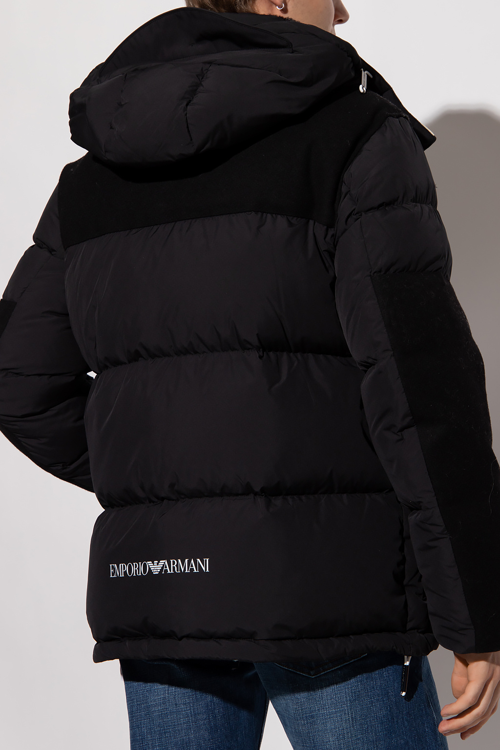 IetpShops TW - Down jacket Emporio Armani - EA7 Emporio Armani Giacca di  felpa giada lilla scuro nero