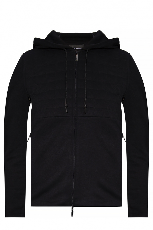 Emporio armani Shadow Hoodie with stitching