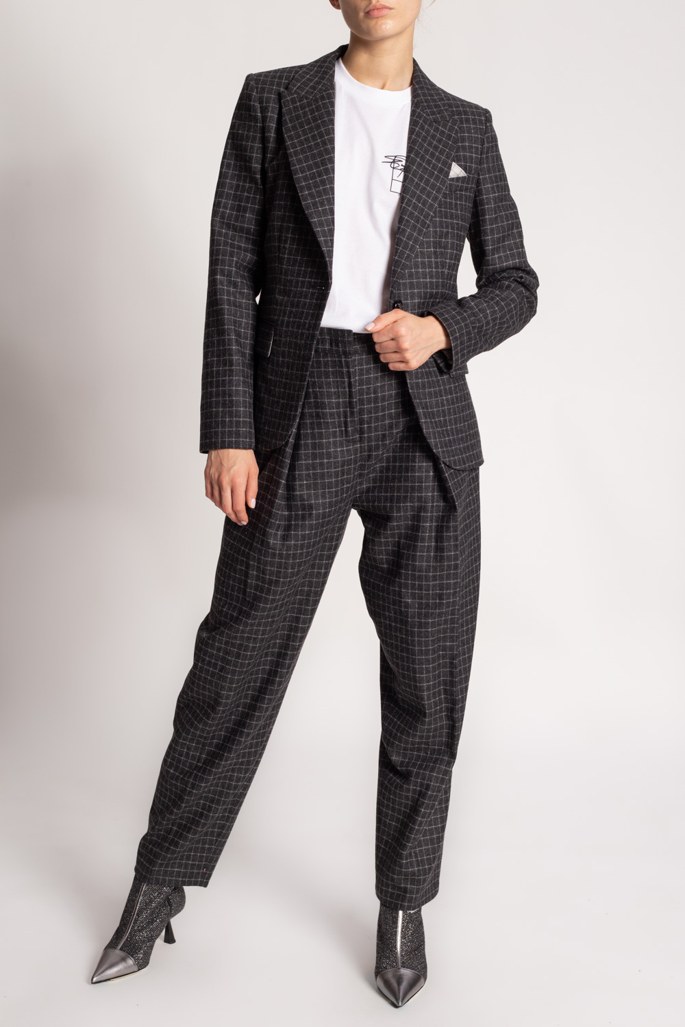 Emporio Op-Art armani Checked blazer