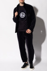 Giorgio Armani Velour sweatshirt with logo