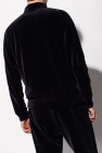 Giorgio Armani Velour sweatshirt with logo