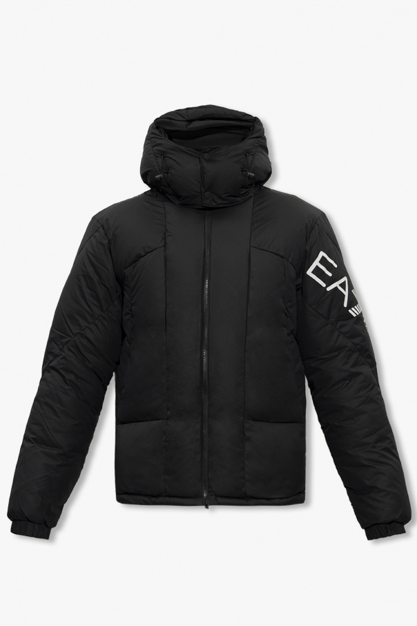 EA7 Emporio Low armani Hooded quilted jacket