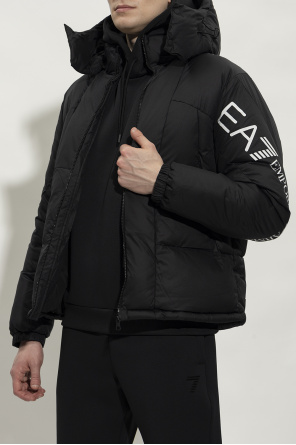 EA7 Emporio Armani Hooded quilted jacket