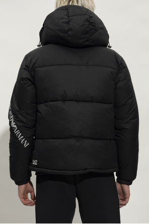 EA7 Emporio Armani Hooded quilted jacket