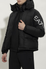 EA7 Emporio Armani BLACK Hooded quilted jacket