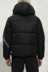 EA7 Emporio Armani BLACK Hooded quilted jacket