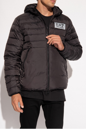 EA7 Emporio ribbed Armani Jacket with logo