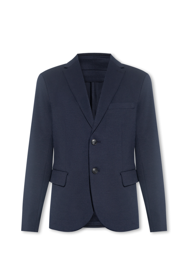 Emporio Noir armani Single-breasted blazer with hood