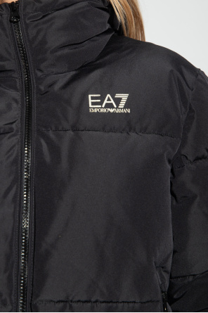 EA7 Emporio Armani Quilted hooded jacket