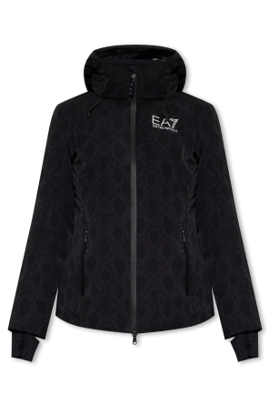 Ski jacket with logo od EA7 Emporio Armani
