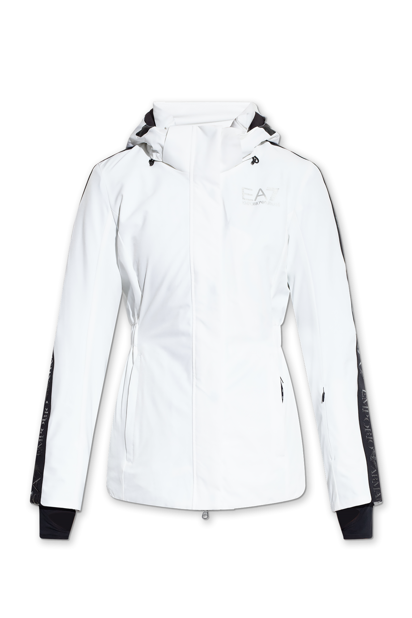 White Hooded jacket EA7 Emporio Armani - Vitkac GB